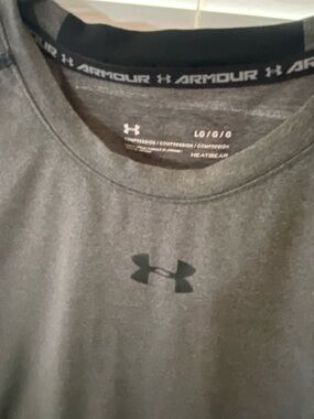 Under Armour Men’s HeatGear Short Sleeve Compression Shirt - Black